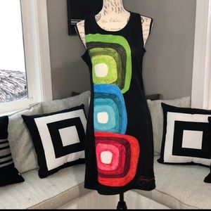 Desigual Black Sheath Dress